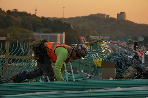 construction company performing job