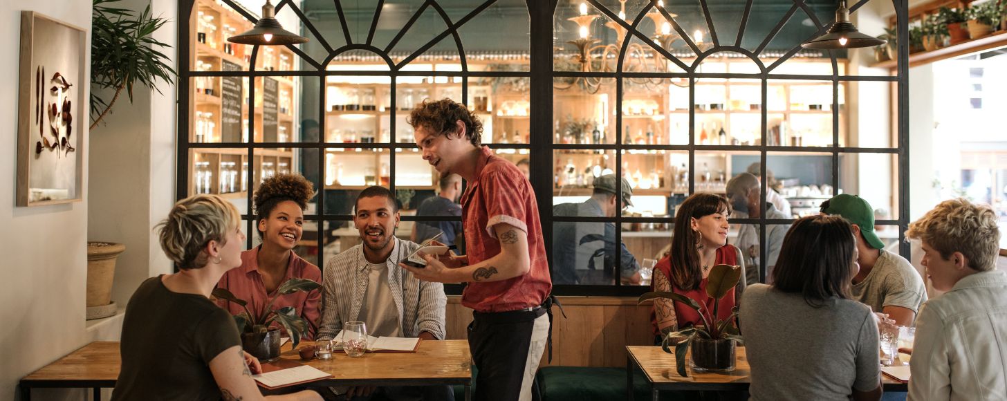 server greeting table